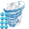 Amazon Transfronterizo Bola Rodillo de Nylon para Lavandería Eliminación de Pelo Anti-enredo Lavadora Pelo Pegajoso Limpieza Ropa Tamaño Grande Pequeño Bola