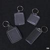 Chaveiro Acrílico Transparente Pronto de Fábrica Porta-Retrato Chaveiro de Plástico Chaveiro PS Atacado