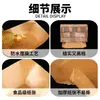Caja de embalaje desechable de papel kraft con forma de barquito para snacks comerciales, papas fritas, brochetas fritas, barbacoa, bandeja abierta, pollo frito