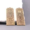 Latón Puro Token de Bendición Oficial del Cielo Colgante Tai Sui Accesorio Llavero de Coche Adorno Decorativo para Bolsos de Hombres y Mujeres