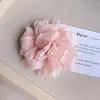 Accesorios de Flores 9cm Estilo Hada Rosa DIY Hecho a Mano Versátil Tocado, Ramillete, Sombrero, Bolso, Ropa Accesorios de Flores