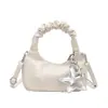 Bolsa de Mão Estilo Coreano Nicho Fashionável para Dumpling Feminina Nova Primavera 2026 Moda Plissada Super Quente Bolsa de Ombro Único Transversal