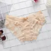Calcinhas de Renda para Meninas, Forro 100% Algodão, Antibacteriana, Transparentes, Cintura Baixa, Levanta Bumbum, Laço, Calcinhas Femininas, Sem Costura e Respiráveis