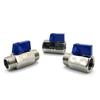 Válvula de esfera mini de aço inoxidável 304 fio interno e externo fio externo duplo fio interno duplo válvula de esfera miniatura válvula pequena 2 pontos 4 pontos 6 pontos