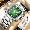 Reloj de Lujo para Hombre Poedagar Moderno con Diamantes Calendario Doble Resistente al Agua Reloj de Cuarzo Popular para Exportación de Transmisión en Vivo