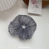 Estilo Coreano Ins Espumoso Pequeño Amor Lindo Organza Lazo Grande Hada Elegante Niña Accesorios para el Cabello Anillo para el Cabello