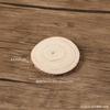 Virutas de Madera de Pino Natural Base para Adorno Creativo DIY Se Puede Pintar y Esterilla Aislante Juego de Té Posavasos para Café Múltiples Tamaños