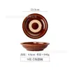 Antiguo Cuenco para Beber del Margen del Agua Taberna Vintage Hogar Estilo Japonés Cerámica Vintage Negro Cuenco Huai Yixin Cuencos Cuenco de Tierra