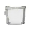 Mini Bolsa de Malla Transparente para Monedas Bolsa Simple de Almacenamiento Bolsa con Cremallera para Cable de Carga de Auriculares Bolsa para Guardar Lápices Labiales Bolsa para Tarjetas