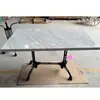 Mesa y Silla de Estilo Francés para Exterior Balcón Silla de Ratán Silla de Ratán Juego de Tres Piezas Cafetería Tienda de Té con Leche Casa de Huéspedes Silla de Comedor Vintage para Exterior