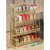 Estante Exhibidor de Cigarrillos Supermercado Tienda de Conveniencia Mostrador de Caja Estante para Cajetillas de Cigarrillos Estante de Almacenamiento Multicapa Estante para Colocar Porta Cigarrillos
