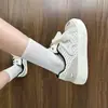 Zapatos de Lona con Lunares Estilo Campus de Moda para Mujer 2026 Nuevo Otoño Versátiles ins Zapatos de Mujer de Moda Nicho Casual Zapatos Blancos