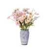Simulação de papoula papoula crisântemo ocidental 4 cabeças flor de seda flor artificial projeto de decoração de casa de campo casamento atacado e varejo