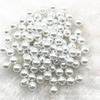 Cuentas redondas con agujero recto de 6-16 mm, cuentas espaciadoras sueltas para hacer joyas, pulseras de bricolaje, cuentas sueltas.