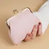 Atacado de Fábrica Carteira Moda Feminina Mini Versátil Estudante Porta-moedas Celebridade da Internet Clipe Bolsa de Moedas Carteira de Duplo Propósito