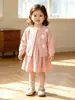 Hora del Boina Suéter para Bebé Niñas Otoño Invierno Manga Larga Cardigan Tejido Ropa para Bebé Suéter para Bebé Top Versátil