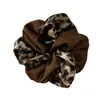 Importado de Corea 2025 Nuevo Modelo de Gama Alta Scrunchie Estampado de Leopardo Goma para el Cabello para Mujer, Accesorio para el Cabello, Cuerda para Recoger la Cola de Caballo