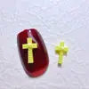 Nuevos Accesorios de Uñas Cruzadas Dulces y Frescos a Cuadros Decoraciones de Uñas de Calavera de Color Sólido Versátiles Adornos de Resina para DIY