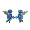 Bordado floral soluble en agua étnico cheongsam ropa interior accesorios de ropa tela de bordado para coser pegatinas Flor de Rosa Venta al por mayor
