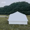 Tienda de Campaña al Aire Libre Harajuku Pirámide Impermeable a Prueba de Viento Doble Puerta Camping Lona de Tela Oxford a Prueba de Viento Camping