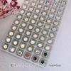 Twilight Rogge Nail Art Aurora K9 Fundo Plano Diamante 2024 Espelho Mágico Quadrado Retangular Strass Super Brilho Decoração de Unha DIY