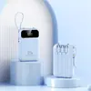 Carregamento super-rápido de 22,5W, certificado 3C, com cabo embutido, power bank portátil de grande capacidade de 20000mAh