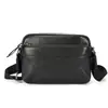 Bolsa de ombro masculina em couro curtido vegetal estilo horizontal para comércio exterior, bolsa quadrada pequena moderna e versátil, bolsa transversal de couro bovino
