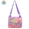 Bolsa de almacenamiento para juguetes de playa, bolso cruzado, bolsa de almacenamiento para herramientas de excavación de arena, gran capacidad, impermeable para uso infantil en la playa