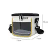 Bolsa de viagem para répteis e geckos de estimação, bolsa de viagem com estampa de leopardo para cobras de estimação, transportadora portátil respirável para lagartos, esquilos voadores e outros pequenos animais de estimação