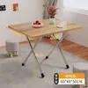 Mesa de comedor plegable, mesa redonda sencilla para viviendas de alquiler, mesa portátil para exteriores para montar puestos, mesa cuadrada pequeña para apartamentos pequeños