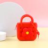 Monedero de Silicona de Dibujos Animados Bolsa Creativa con Agujero Llavero Colgante Bolsa Mini Pequeña Bolsa para Audífonos Billetera Personalización