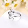 Anillo serpiente retro transfronterizo de Europa y Estados Unidos para mujer con apertura ajustable, anillo simple de personalidad, venta al por mayor de fábrica