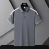 Nueva Camisa Polo de Verano 2026 para Personas de Mediana Edad y Mayores, Polo Delgado con Cuello Campana, Camiseta de Manga Corta para Papá, Casual de Negocios