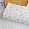 Padrão Floral Pequeno Estilo Coreano, Gaze Dupla Camada de Algodão para Bebê, Tecido Crepe, Pijama Infantil, Tecido para Mantinha de Swaddle