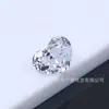Venda Direta do Fabricante: Coração Geométrico de Zircônia 4*6-8*10mm Coração Gordo de Zircônia com Base Pontiaguda para Cravação em Anéis