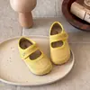 Sapatos de couro estilo francês para crianças 2026 primavera e outono nova versão coreana sapatos de princesa macios foscos para meninas mocassins Birkenstock