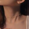 Collar de perlas de imitación de estilo ins, versátil y sencillo, multiestilo transfronterizo entre Europa y Estados Unidos, gargantilla de moda para viajeros