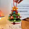 Pingente de árvore de Natal brinquedo de bastão torcido saco de material DIY Pingente de árvore de Natal Presente de Natal Pingente de árvore de Natal