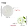 Molde de Silicona de Flor 3D Girasol Hortensia Magnolia Begonia Flor Velas Aromáticas Chocolate Molde para Hornear
