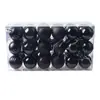 Bolas de Plástico Galvanizado 4cm Adornos de Bola Navideña Suministros Navideños Bolas Decorativas Coloridas Caja de Set para Árbol de Navidad Venta al por Mayor
