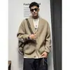 Suéter cárdigan de cuello en V para hombre Estilo Old Money Retro de alta gama Otoño e Invierno Suéter Comercio exterior al por mayor transfronterizo