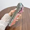 Adecuado para funda de teléfono magnética láser Apple 17 Pro Max, cubierta protectora antichoque mate camaleón iPhone 16 15