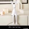 Adornos de conejo sentado de orejas largas, modernos y sencillos, modelo creativo para habitación, escritorio, sala de estar, TV, mueble, decoración de hotel.