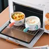 Taza de Leche para Desayuno, Bol para Ensalada con Asa, Cerámica, Color Lindo Bajo Esmalte, Fácil de Limpiar, Estilo Japonés, Bol para Condimentos de Repostería, Vajilla para Desayuno