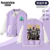 Chaqueta de béisbol Delta Force para niños, estilo primavera y otoño, chaqueta de bloques de color para niños mayores, top con temática de juego