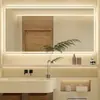 Espejo de Baño LED Montado en la Pared Espejo de Baño Antivaho con Luz Espejo Inteligente Espejo de Pared para Baño