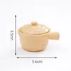 Juguete de Comida Simulada Olla para Guisado Chino Accesorios de Decoración DIY Casa de Muñecas Cocina Casa de Juegos Mini Adornos
