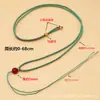 Cordón para Colgante de Aleación Dorada DIY Cuerda para Colgar en el Cuello Fina Ajustable Collar para Hombre y Mujer Colgante de Jade Colgante de Jade