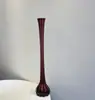 Jarrón Angosto de Vidrio Colorido Estilo Vintage Ins, Pieza Decorativa Hecha a Mano para Exportación