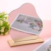 Espejo Irregular DIY Espejo de Tocador, Espejo de Escritorio con Forma Única para Maquillaje, Espejo Decorativo de Acrílico